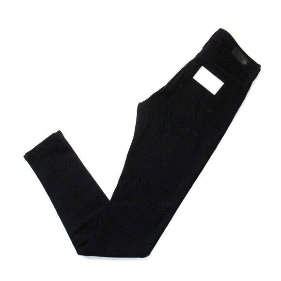 NWT Adriano Goldschmied AG Farrah Skinny in Jet Black Stretch Jeans 25 - Picture 6 of 6